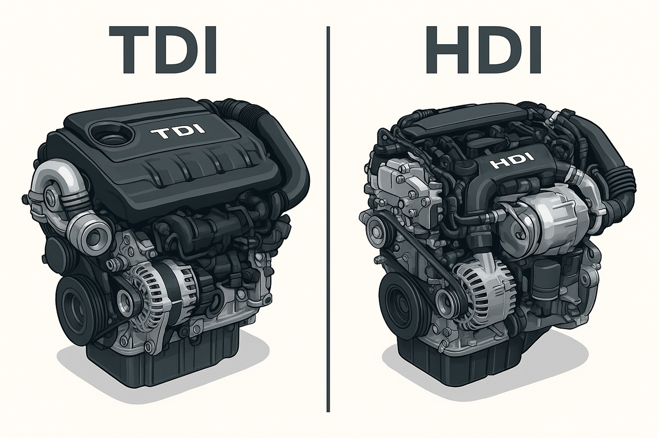 Motores TDI y HDI: diferencias clave y cuál es mejor para ti